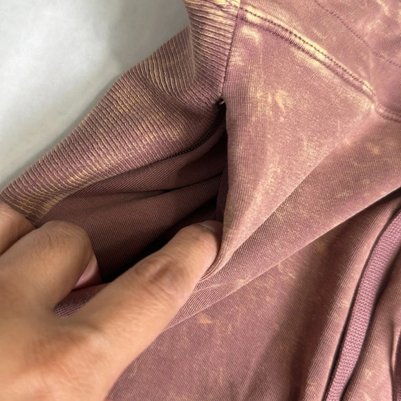 Victoria’s Secret PINK Yoga Women’s XSmall Leggings Brown Acid Wash NWT - Picture 8 of 14